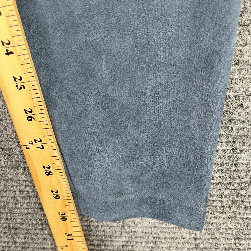 White House Black‎ Market Runway Legging Womens 14L Faux Suede Stretch Work Wear - Picture 9 of 11